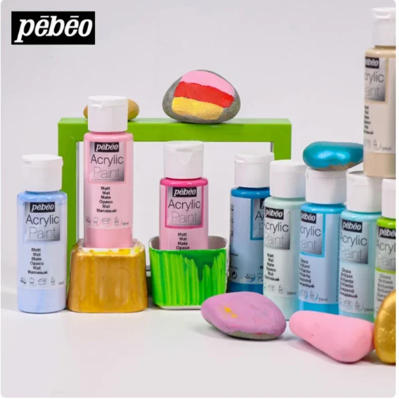 PEBEO DECO Acrylic Paint 59ml/Bottle Matt Color for Ceramics, Wall Painting, Plastic, Wood, Metal, Textiles