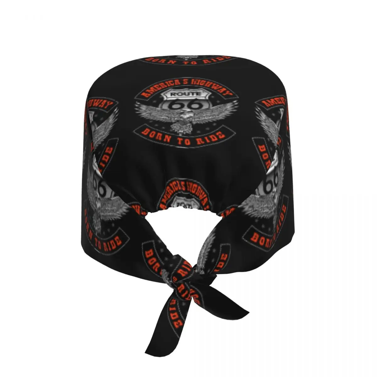 Adjustable Ride The Route 66 Working Hat Biker Motorcycle Cruise Highway Scrub Caps Scrub Nursing Doctor Surgeon Cap for Nurse