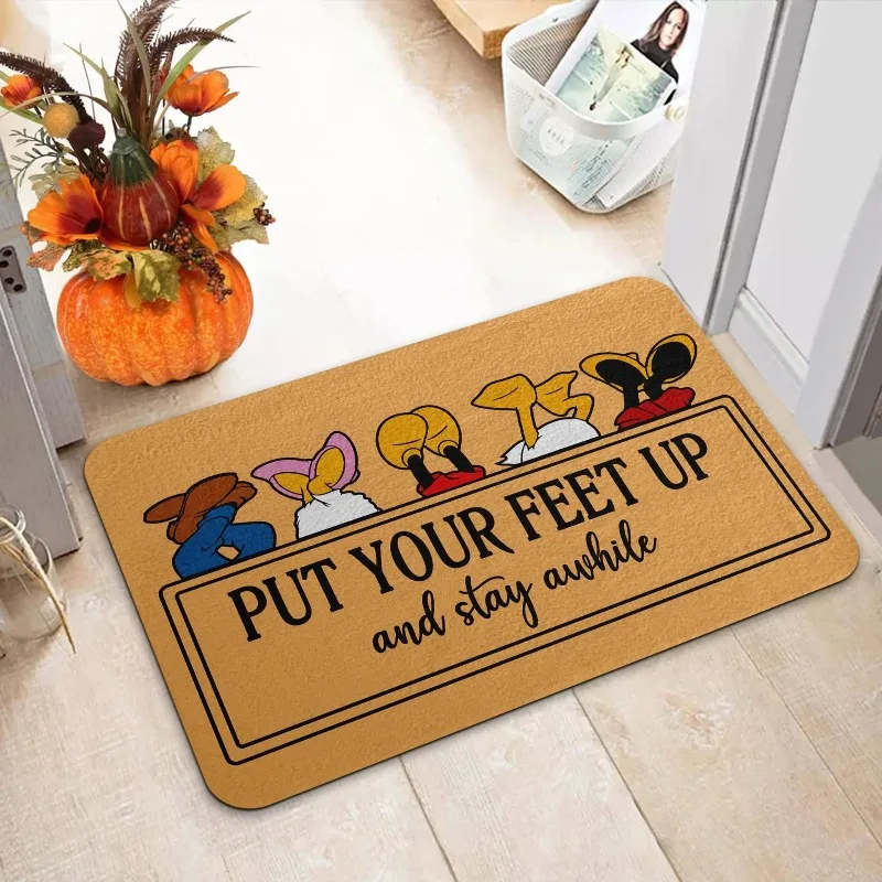 Funny Cat Kitten Animal Quote Mat Cute Humorous Witty Decorative Non-slip Cozy Carpet Rug Living Room Home Decor Door Mat Rugs