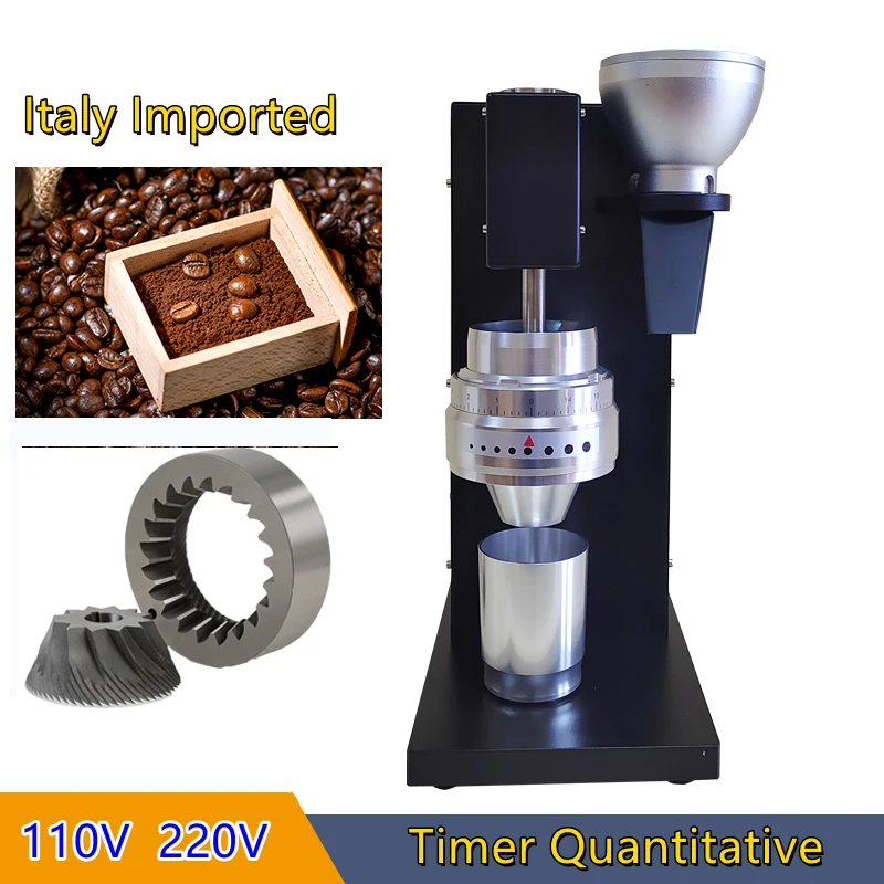 

Electric Commercial Digital Control Coffee Grinder 83mm Conical Burrs Stainless Steel Burr Heavy Duty Espresso Coffee Bean Mill