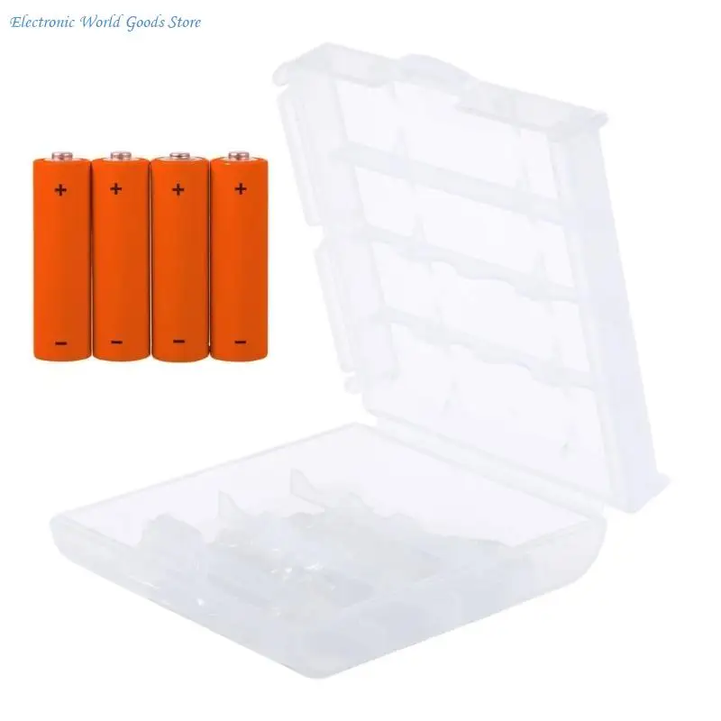 A3PD 10 قطع البلاستيك AA AAA حافظة بطاريات صندوق لحالة 4 فتحة الطريق لتقوم بها بنفسك بطاريات حامل قصاصة الحاويات لبطارية AA AAA #3