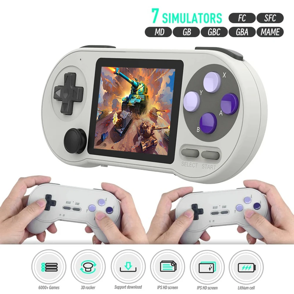 Wireless Game Gamepad Switch Control for SF2000 Game Console Support  2.4G Wireless Game Handheld Gamepad Support TP/ZP 1-6pcs