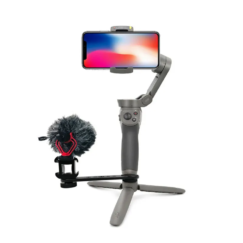 アルミニウム製カメラシューズアダプター,トリプルコールドシューズ,LEDライトモニター,マイク,フラッシュビデオ