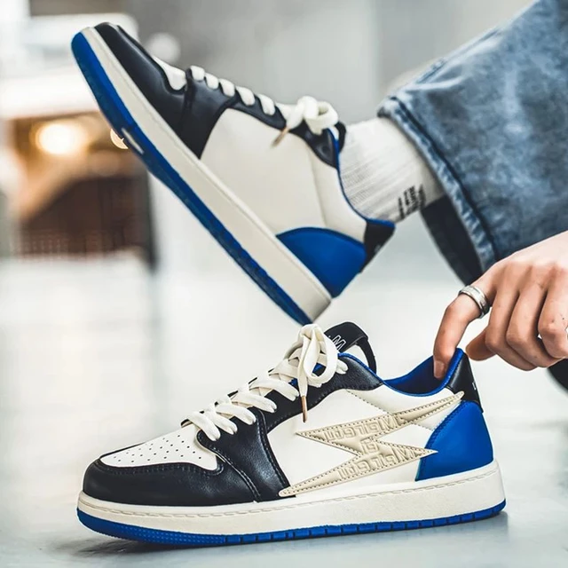 Men Casual Outdoor Personalized Lightning Design Sneakers High Quality Running Walking Sports Shoes Basketball Trainers Sneakers AliExpress