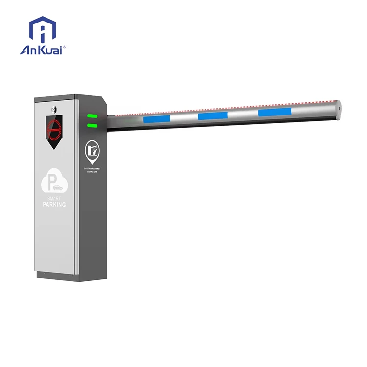Traffic RFID Barrier Gate Equipment Steel Metal Straight Bar Boom Barrier Gate Columnar Road Safety for Parking