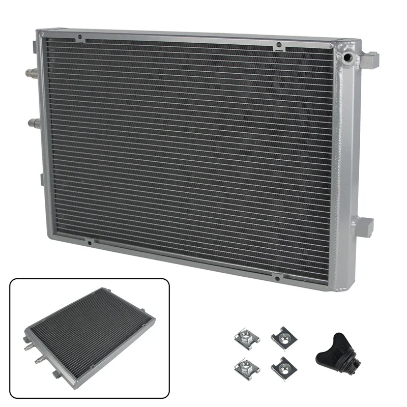 ترقية المبرد الجبهة جبل مبادل حراري ل 15-19 BMW M2C M3 M4 F80 F82 F87 S55 3.0L المنافسة أسود/فضي #2