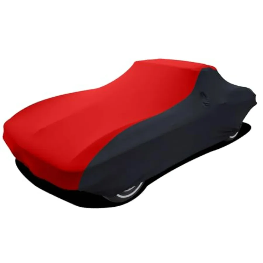 

Indoor Car Cover Replace for 19681982 Corvette C3, Luxurious Stretch Satin Snug Custom-fit Indoor Breathable Car Cover for Dust