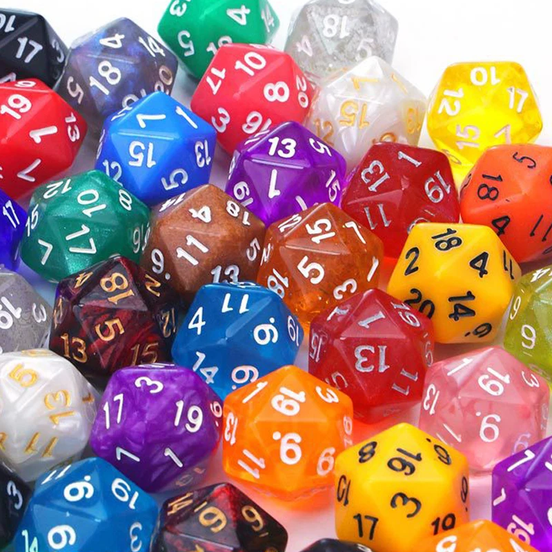 Polyhedra-Dados de 20 caras Para niños, juegos de matemáticas, Juguetes educativos Montessori, suministros de enseñanza en el aula, Juguetes Didácticos Para niños