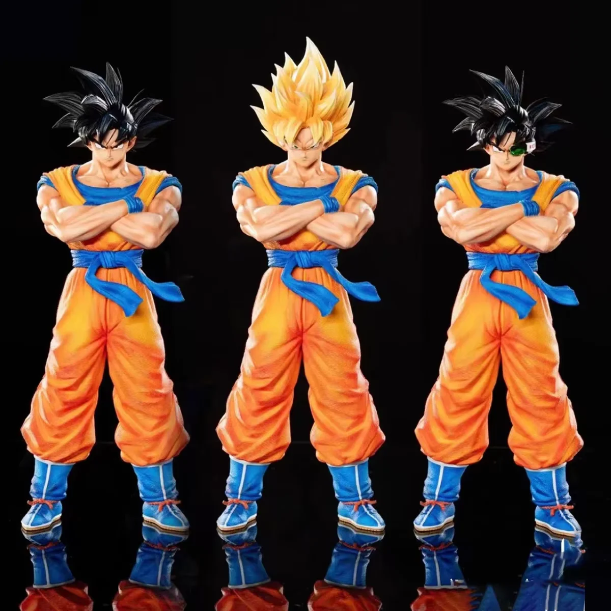 Figuras de acción de Dragon Ball Z Ginyu Goku, 30cm, Super Saiyan Son Goku, colección de estatuas de Pvc, modelo de juguetes, regalos