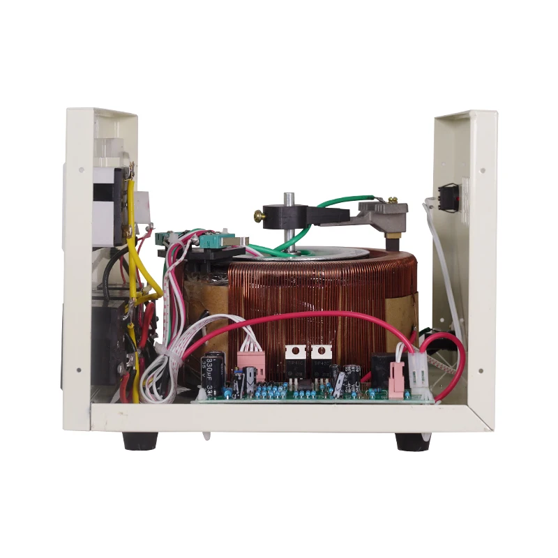 

1000W Automatic AC Voltage Stabilizer 1KVA SVC Servo Motor Power Regulator Single Phase 220V Industrial Line AVR Voltage