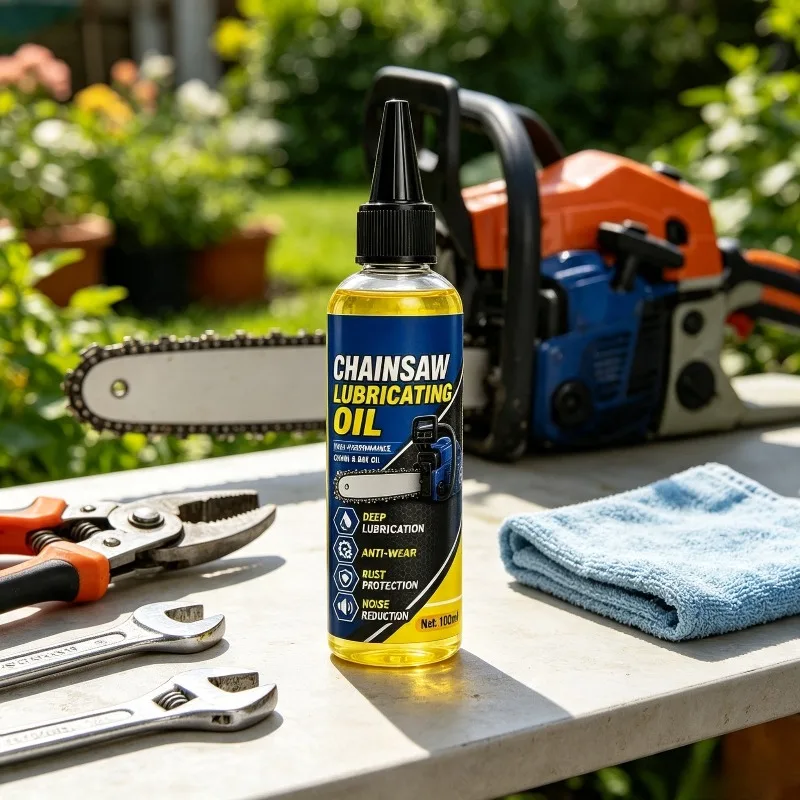 Hedge Trimmer Multi-Purpose Lubricant Chainsaw Lubricating Oil 100ml Bike Chain Lubricant Rust-Proof Deep Penetrating Lubricant