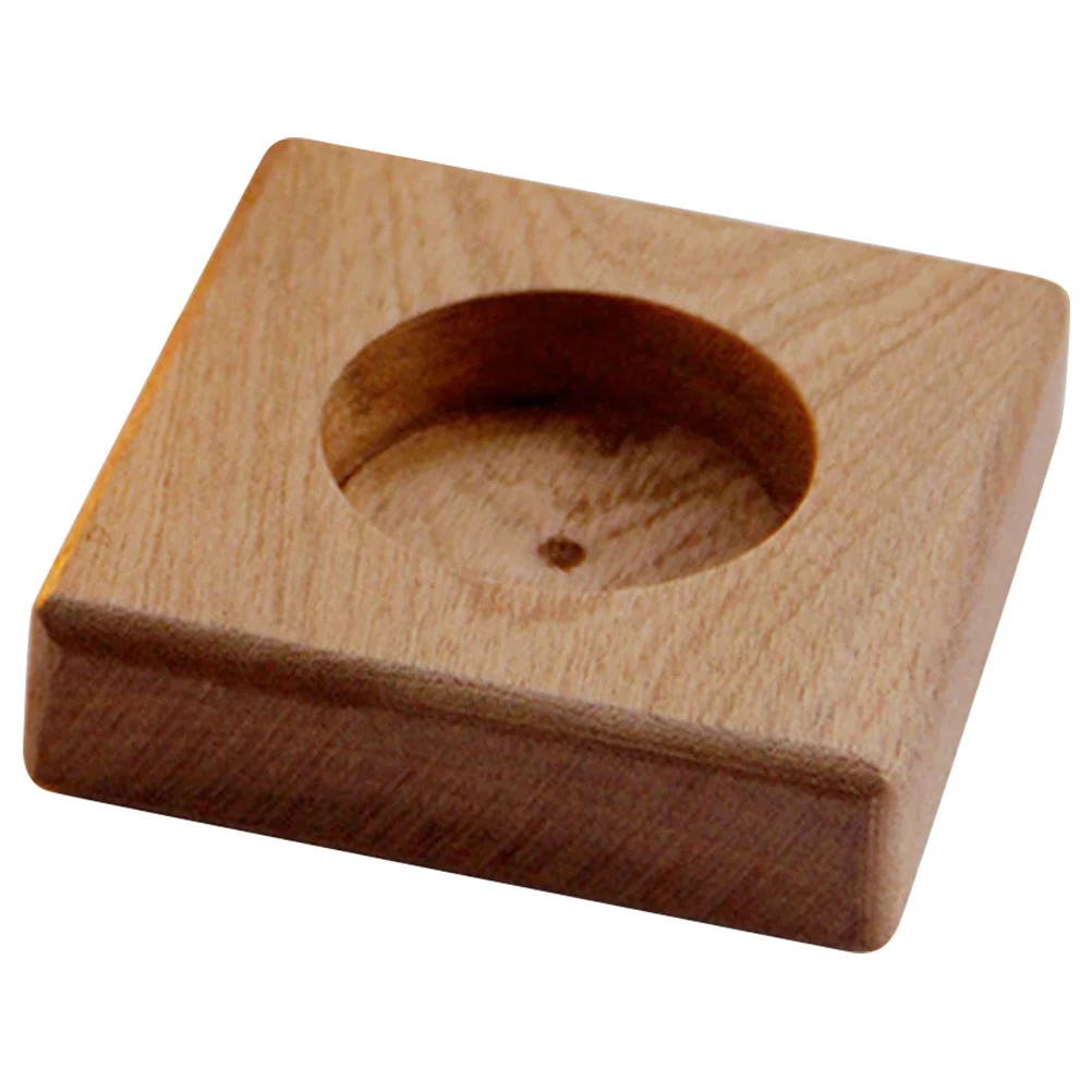 

Wooden Tea Light Holder Rustic Handcrafted Natural Wood Votive Stand Table Centerpiece Home Decor