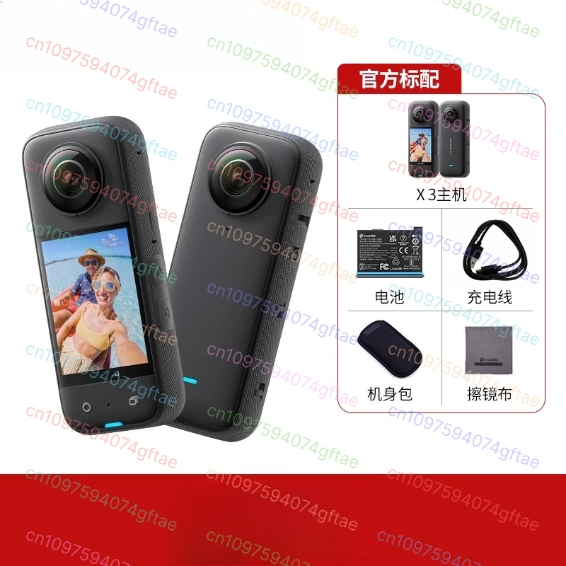 

X3 Pocket-Size Sports Action Camera 1/2'' Sensor Panorama Cam- Motorcycle Kit and Accessories of X3/ONE X2/ONE RS Twin