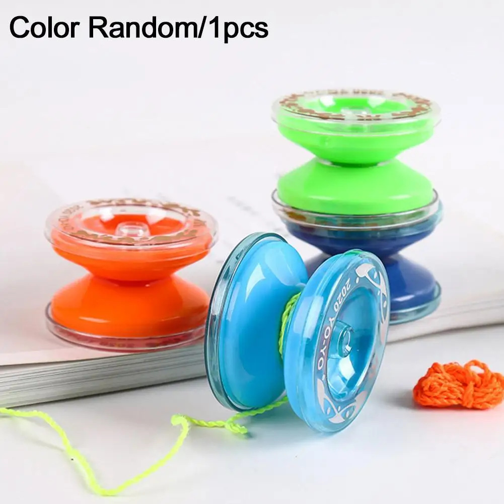 4.8cm Mini Plastic Yo Yo Ball Kids Toys with Rope Plastic String Ball Strong Bearing Axle Classic Yoyo Children Boys Toys Gifts