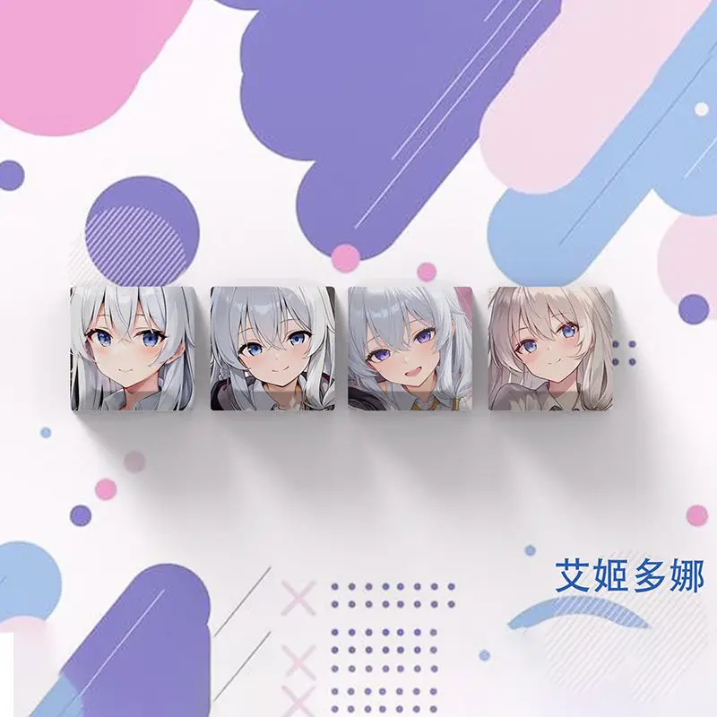جديد إعادة: صفر كارا هاجيميرو Isekai Seikatsu Rem أنيمي الأجهزة الطرفية الإبداعية الكرتون عبر محور أغطية المفاتيح الزخرفية Bestie الهدايا