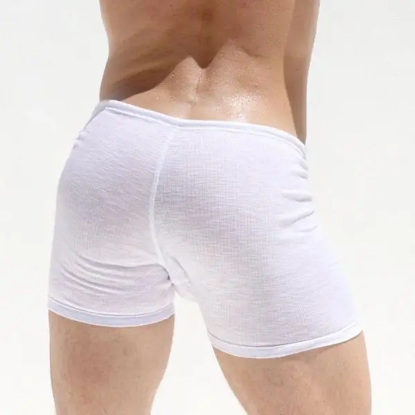 Europe American Summer Men's Sexy Lace Up Shorts Holiday Beach Pants Elastic Casual Short Pants Sports Outerwear Board Shorts