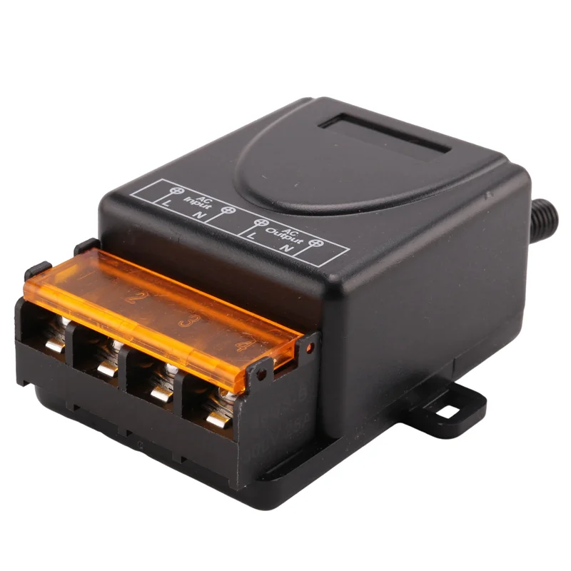 Pompe à eau FULL-2X 433Mhz 220V, interrupteur de télécommande, Module récepteur 1Ch 30A, transmetteur RF sans fil marche/arrêt pour ventilateur LED léger