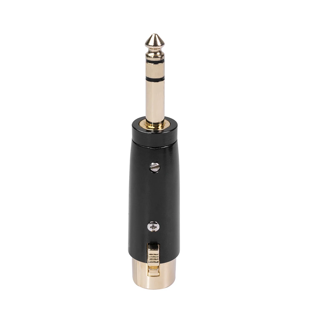 Female XLR to 6.35mm Stereo Male Adapter,XLR Female to 6.35mm Stereo Male Jack Converter Audio Connector -1Pcs