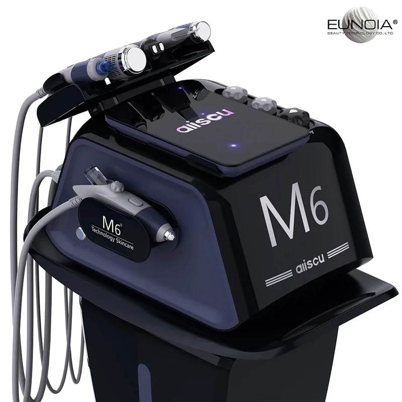M6 Hydri Facial Skin Management Machine Hydradermabrasion Deep Cleansing Face Lifting Professional Beauty Salon Spa Equipment