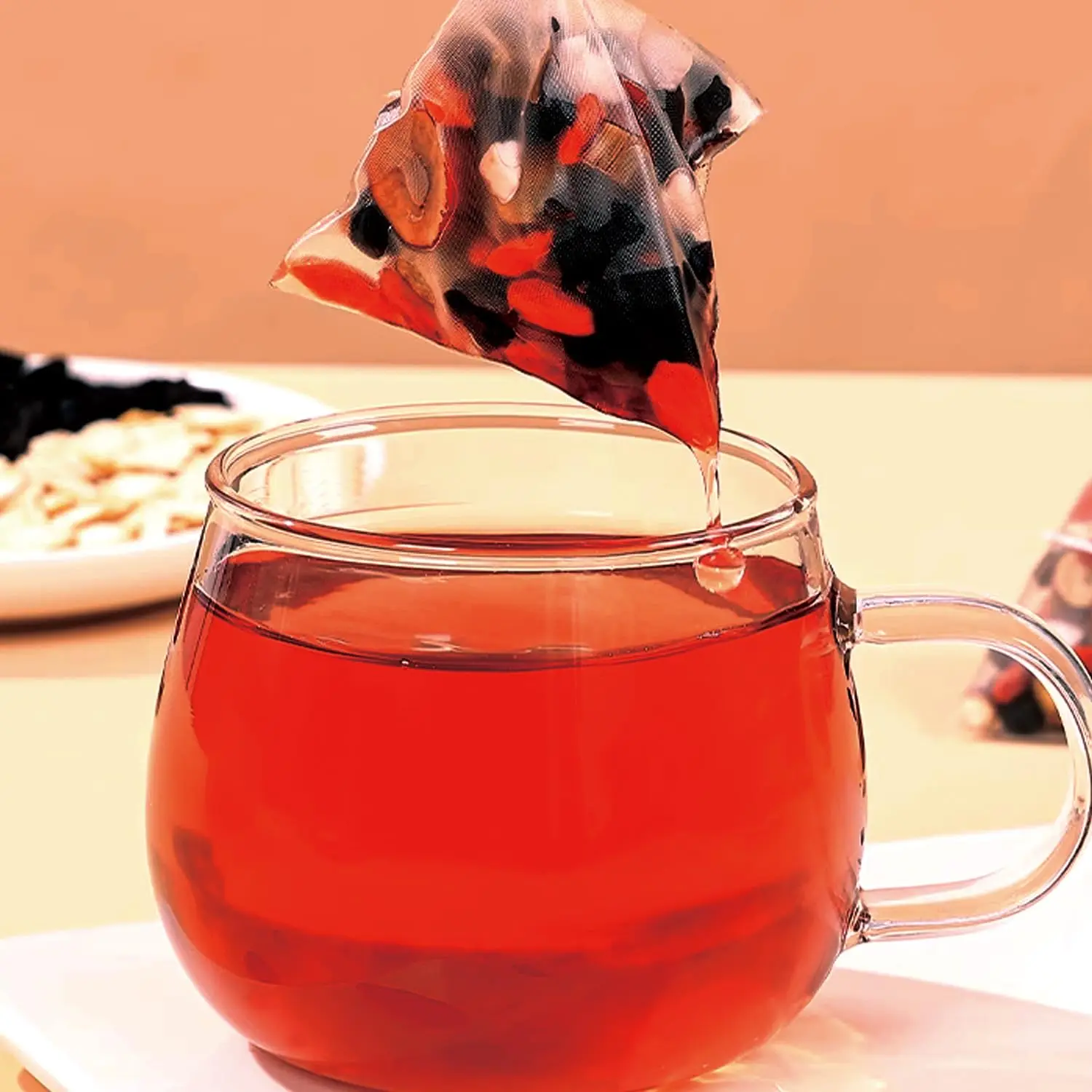 高麗人参五宝茶腎臓茶、天然漢方茶、男性と女性のための腎臓浄化デトックス茶、6つの成分