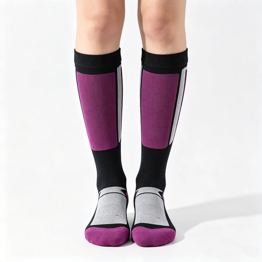 2/7 쌍 겨울 두꺼운 보온 무릎 높이 양말 열 스키 - Thermal Sock Winter 리뷰 및 가격