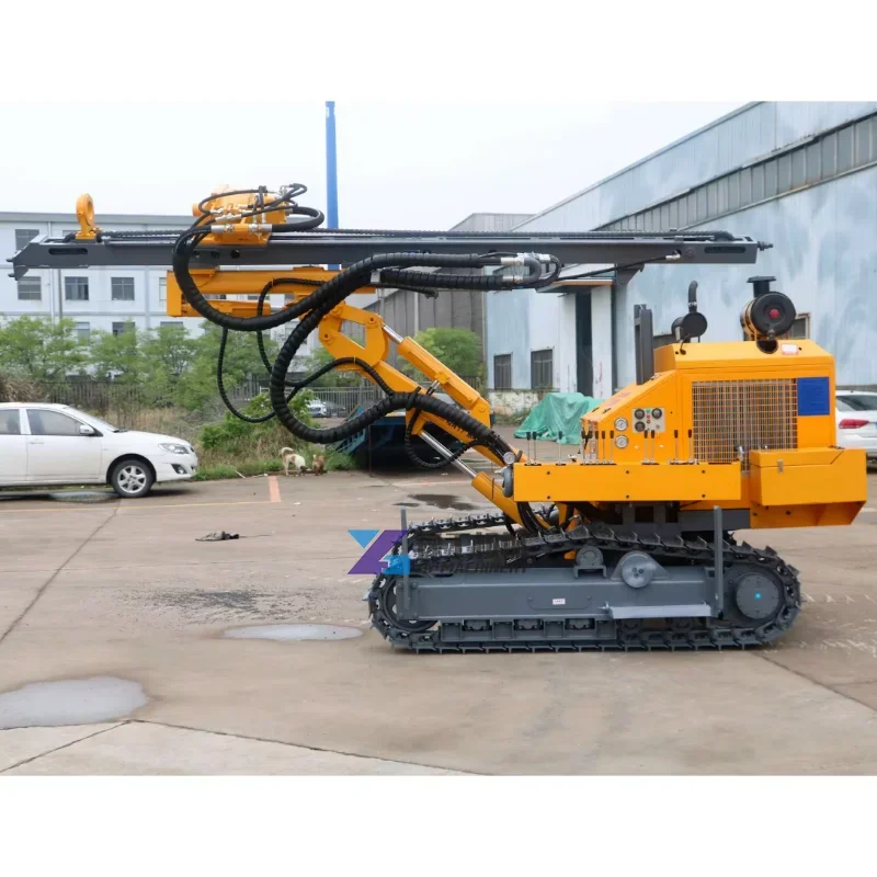 Anchorage Foundation Micro Pile Drilling Rig Steel Track Clawer DTH Drill Rig Blasting Mine Hole DTH Drilling Rig Machine for US