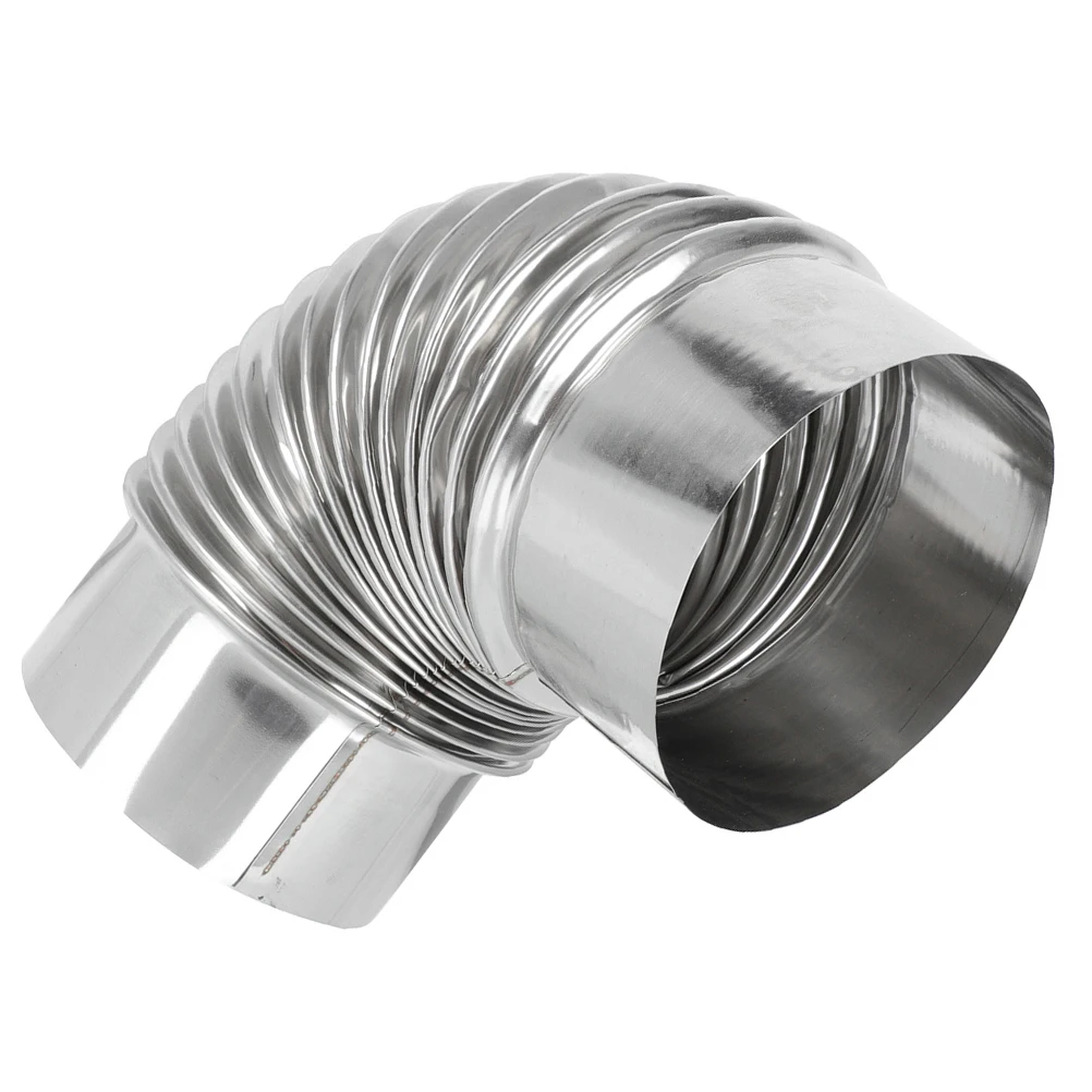 

Stainless Steel Elbow Chimney Flue Lightweight Versatile Easy Install Use Kitchens Dryer Rooms Bathrooms Greenhouses Outdoor