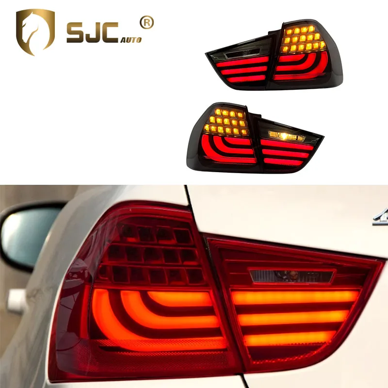 Auto Car Taillights For BMW 2009-2012 M3 3 Series E90 Upgrade LED Style Sequence Tail Lights Rear Lamps