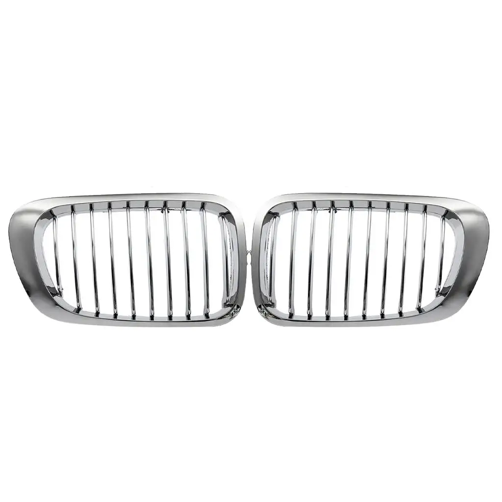 2 Replacement Kidney Grille Grill Compatible with MW E46 M3 2DR