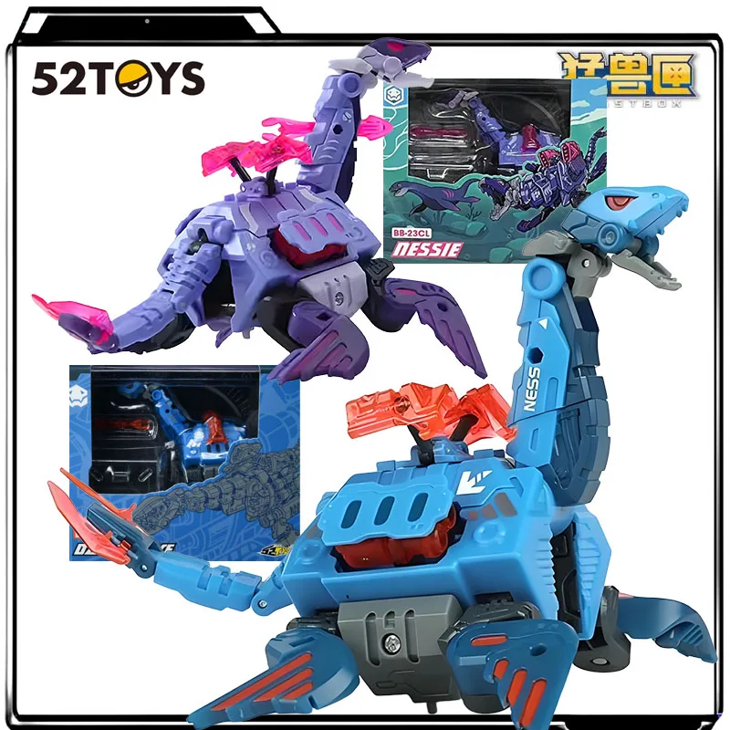 

52TOYS Original BEASTBOX BB-23CL Mechanical Plesiosaur&BB-23 Dark Tide Anime Action Figures Toys for Boys Christmas Collectible