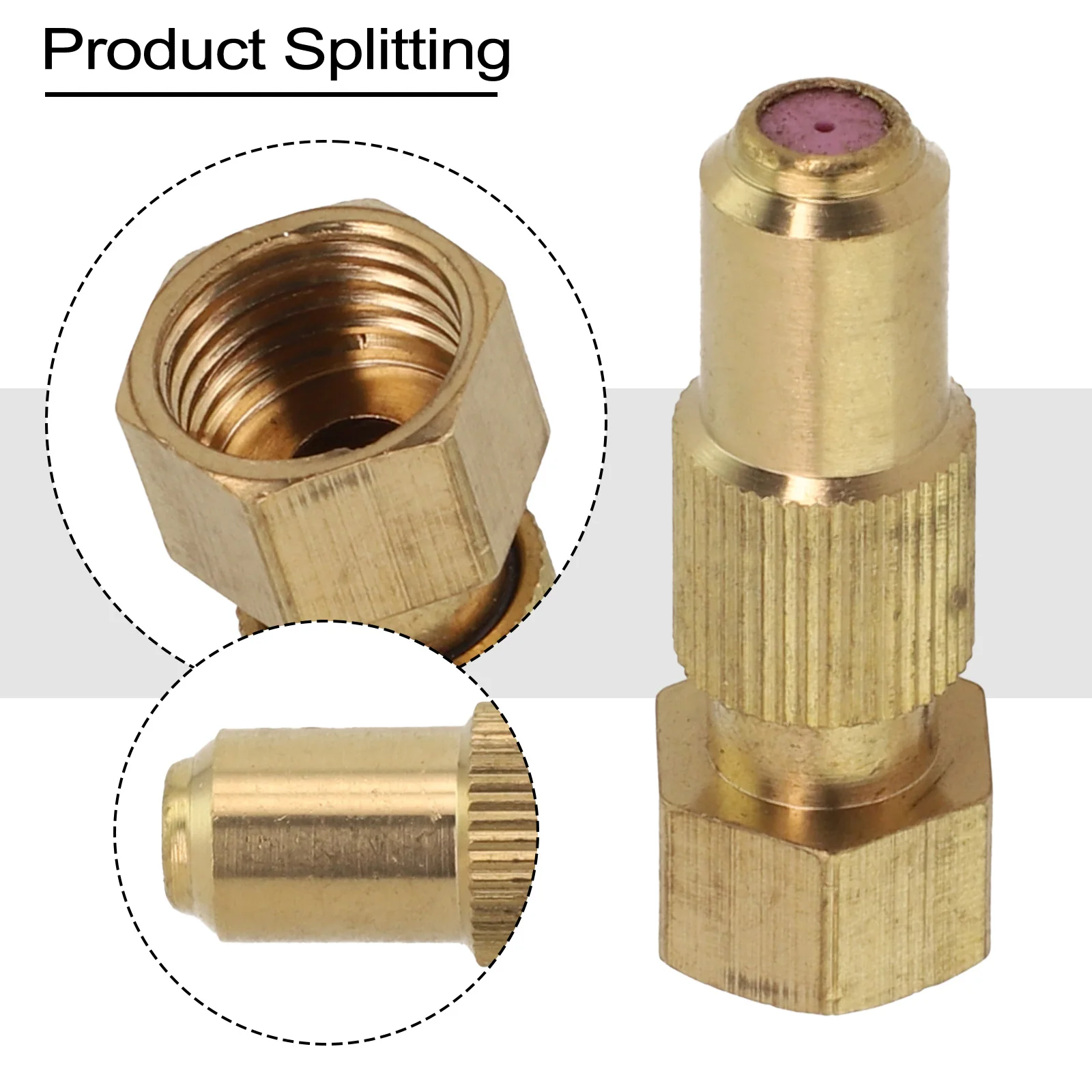 Direct Nozzle High Pressure Direct Spray Nozzle Adjustable Pottery Nozzle Agricultural Sprayer 16*41*8MM Watering Equipment Hose