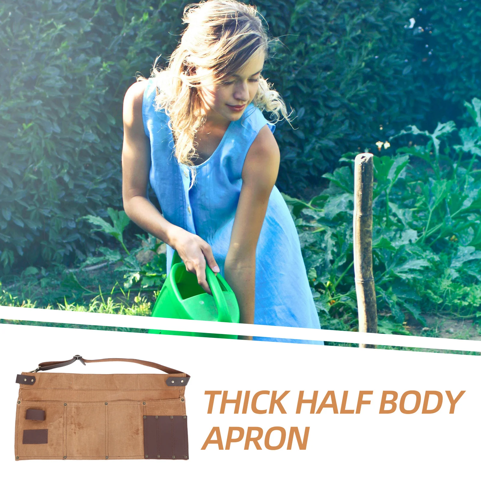 Tool Waist Pouch Canvas Durable Adjustable Belt Multiple Pockets For Gardening Woodworking Electrician Welding Carpenter