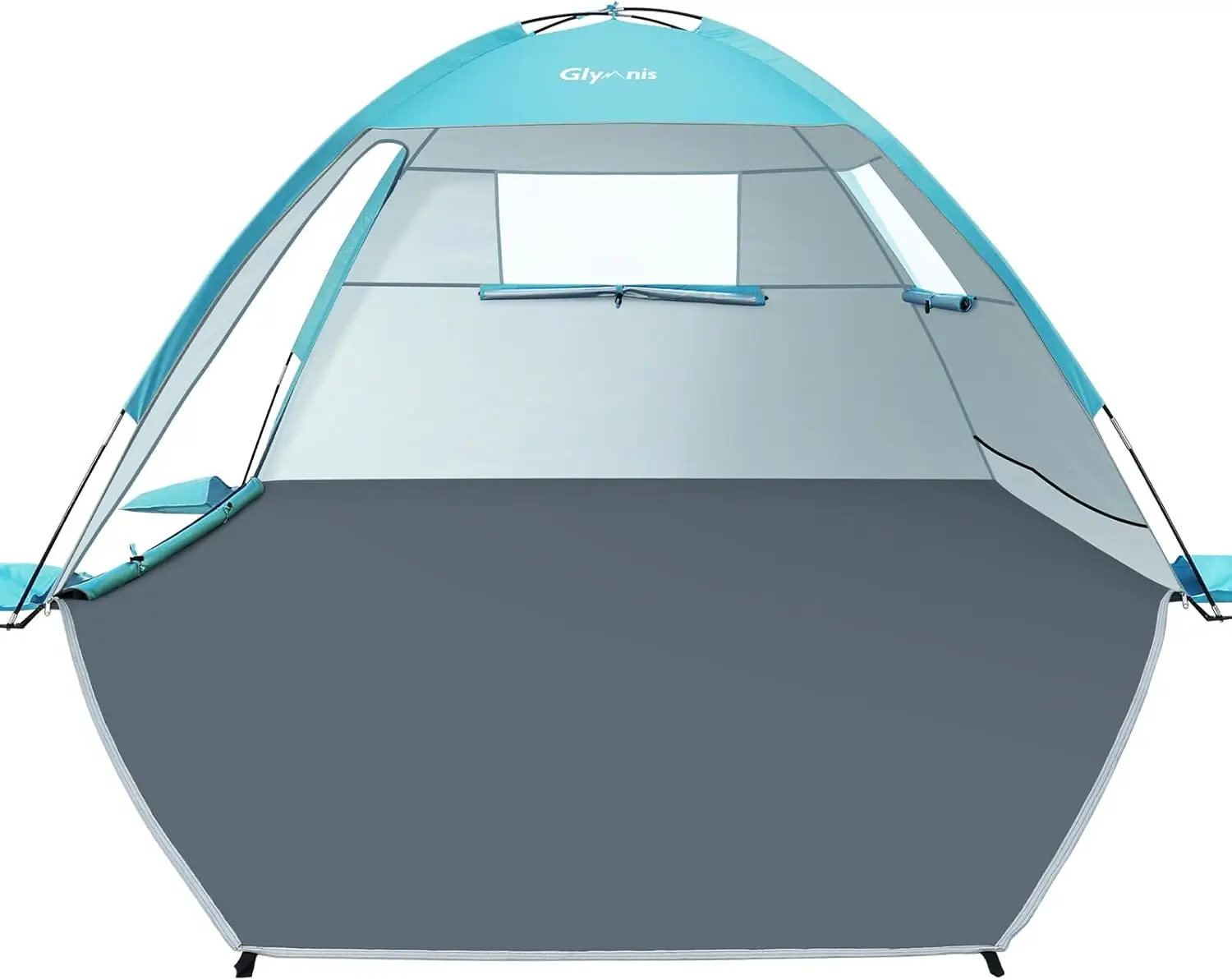 

Beach Tent Sun Shelter for 3 Person with UPF 50+ UV Protection, Lightweight & Easy Setup Beach Shade
