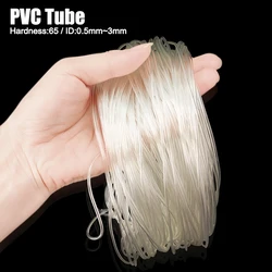 PVC Transparent Capillary Tube Small Plastic Hose with Anti - Bending and Anti - Tearing, Inner Diameter 0.5/0.8/1/1.2/1.5/2/3mm