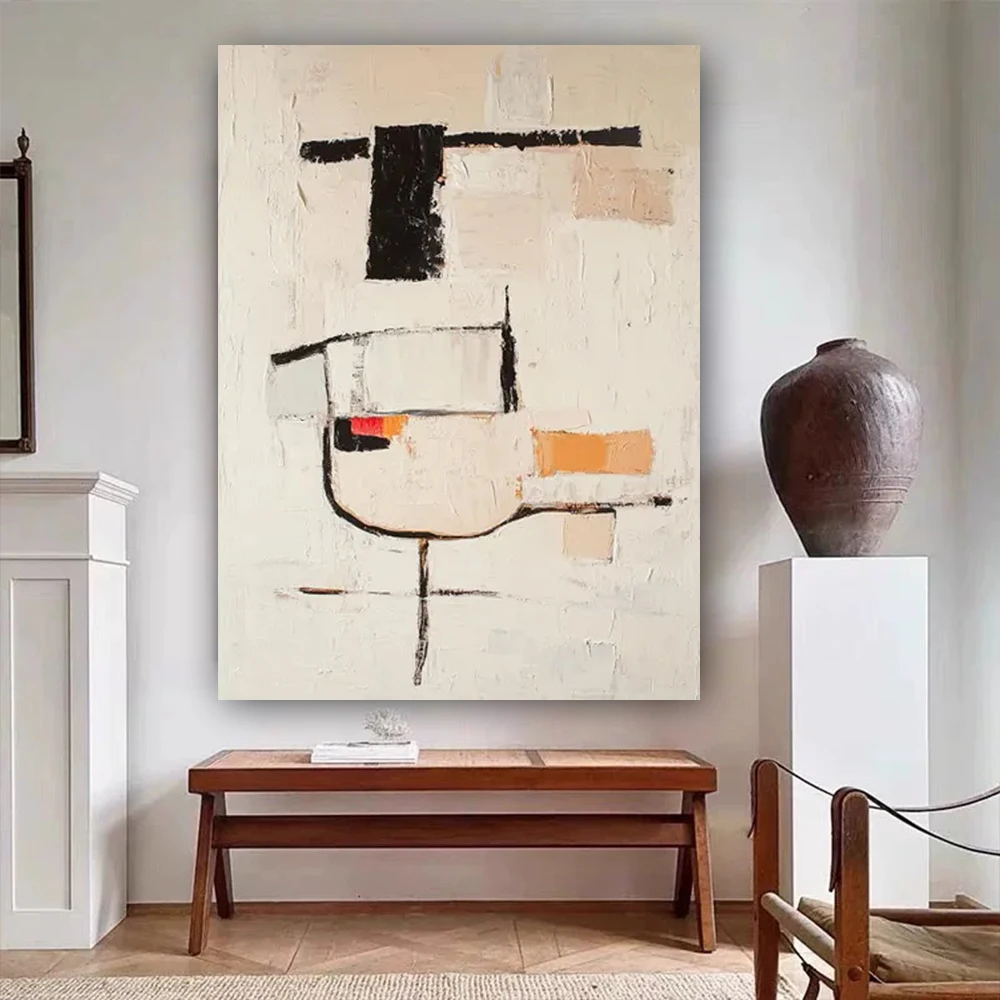 

Modern Design Gold Foil Hand-painted Abstract Oil Painting Decor Living Room Large Wall Art Picture On Canvas For Home Living