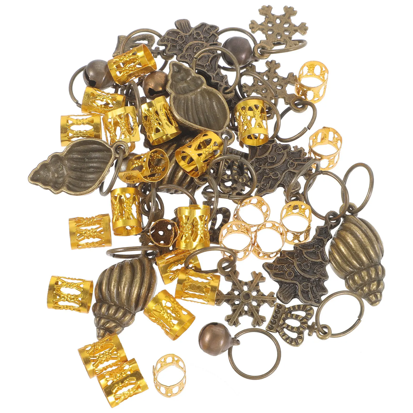 

Hair Extension Accessories Dreadlock Clips Decorations for Adjustable Rings Braid Jewelry Braids Braiding Metal Dreads