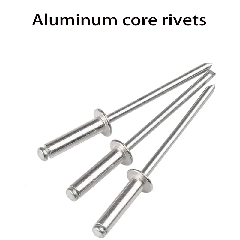 

Aluminium Dome Head Break Mandrel Blind Rivet Pull Nail Pop Open end Rivet For Furniture Car Aircraft M2 - M6.4