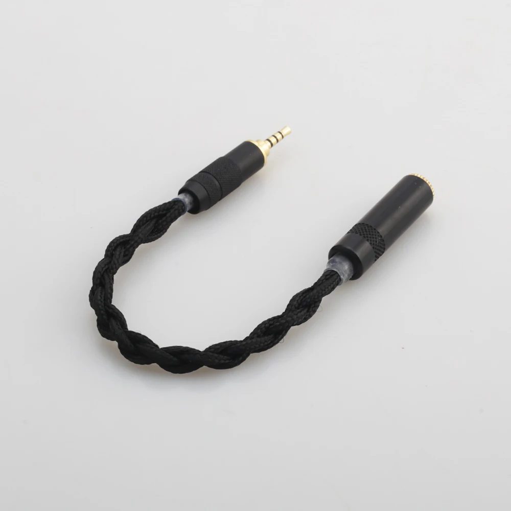 2.5mm Trrs Balanced Male to 3.5mm Stereo Female Audio Connector Adapter Cable Compatible with Astell&Kern AK240 FIIO