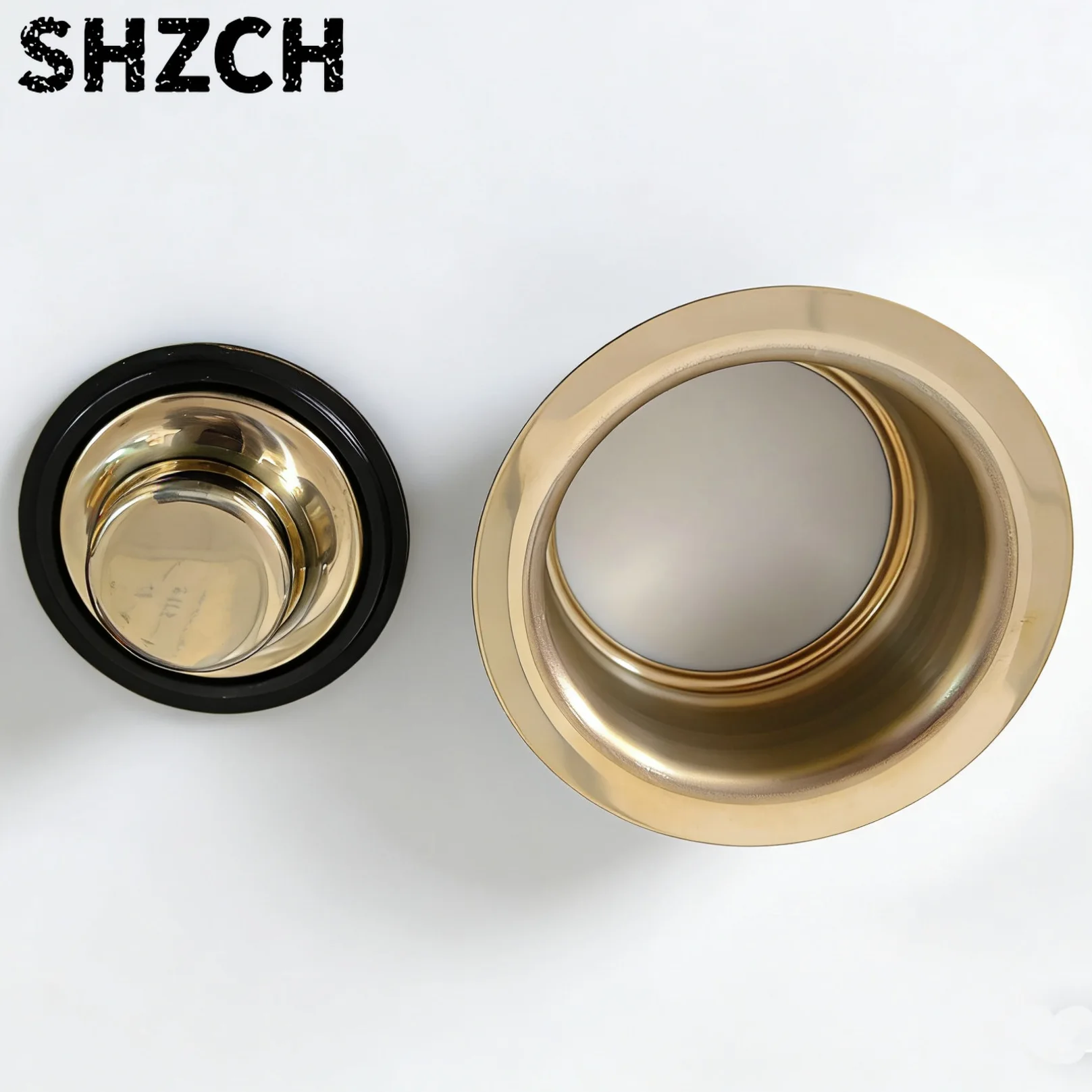 Thickened Solid Copper Three-Point Snap-on Sewer Flange, Waste Disposer Port Connector
