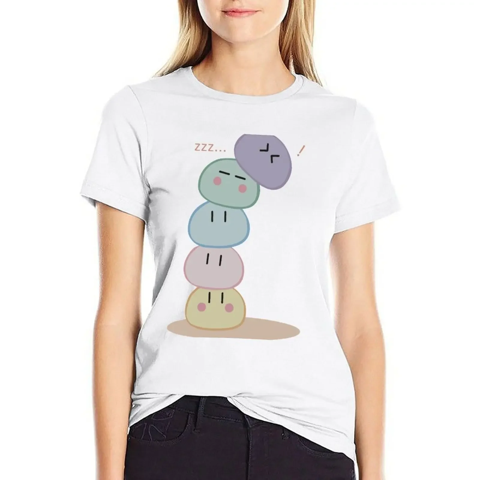 Dango Pile T-shirt cute clothes anime clothes t shirts for Women graphic