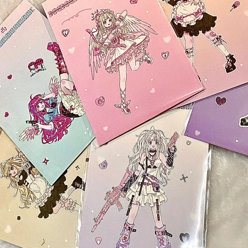 New Cute Cool Sweet Maid Girl Stickers Diary Scrapbooking DIY Album Decoration Sticker Aesthetic Personalized Kawaii Stationery