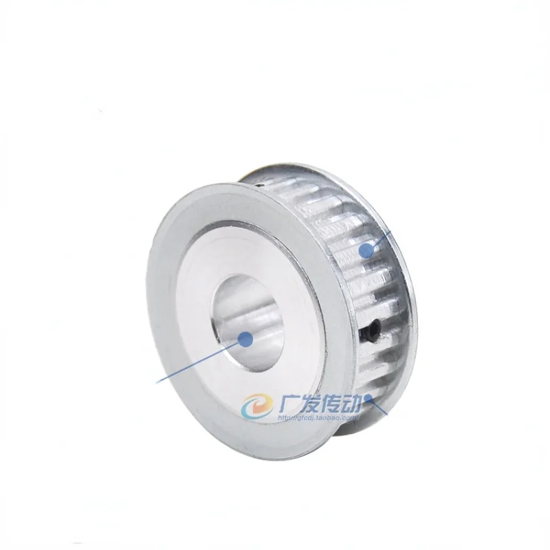 XL 44 Teeth Pulley AF Groove Width10mm Hole 10/12/14/15/16/17/18/19/20/22/24/25/28/30mm Two-Side Flat Synchronous Pulley