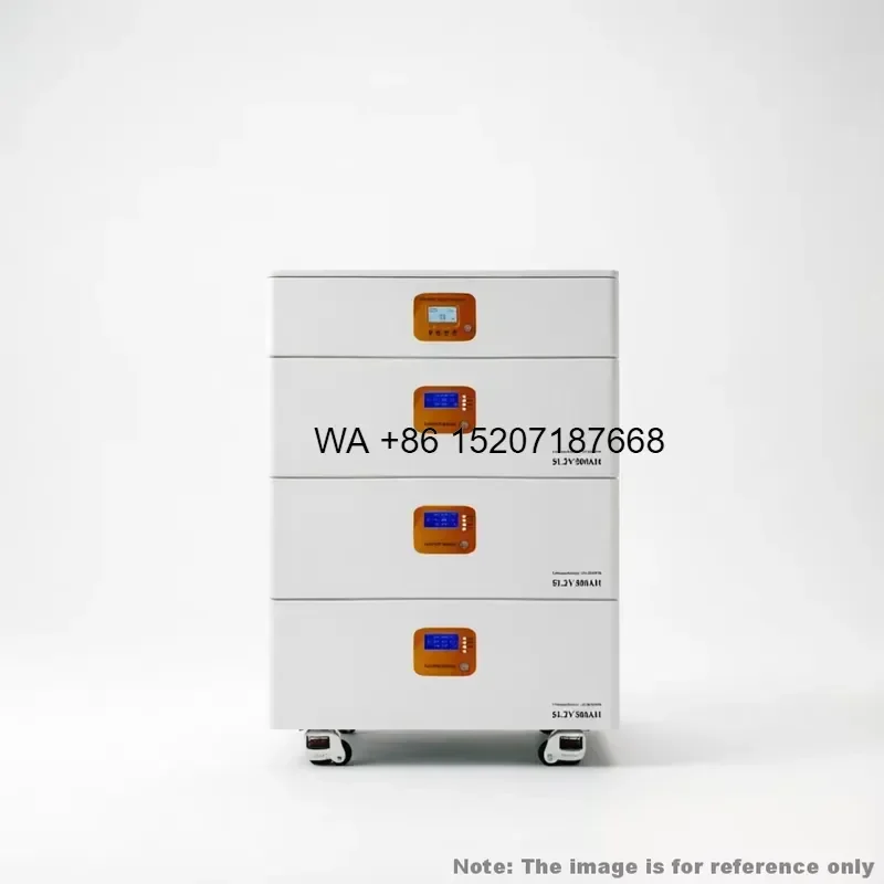 Wmwmnu for Villa 45 degree Stackable 15kw Solar Energy Storage Lithium Ion Battery System with Hybrid Grid