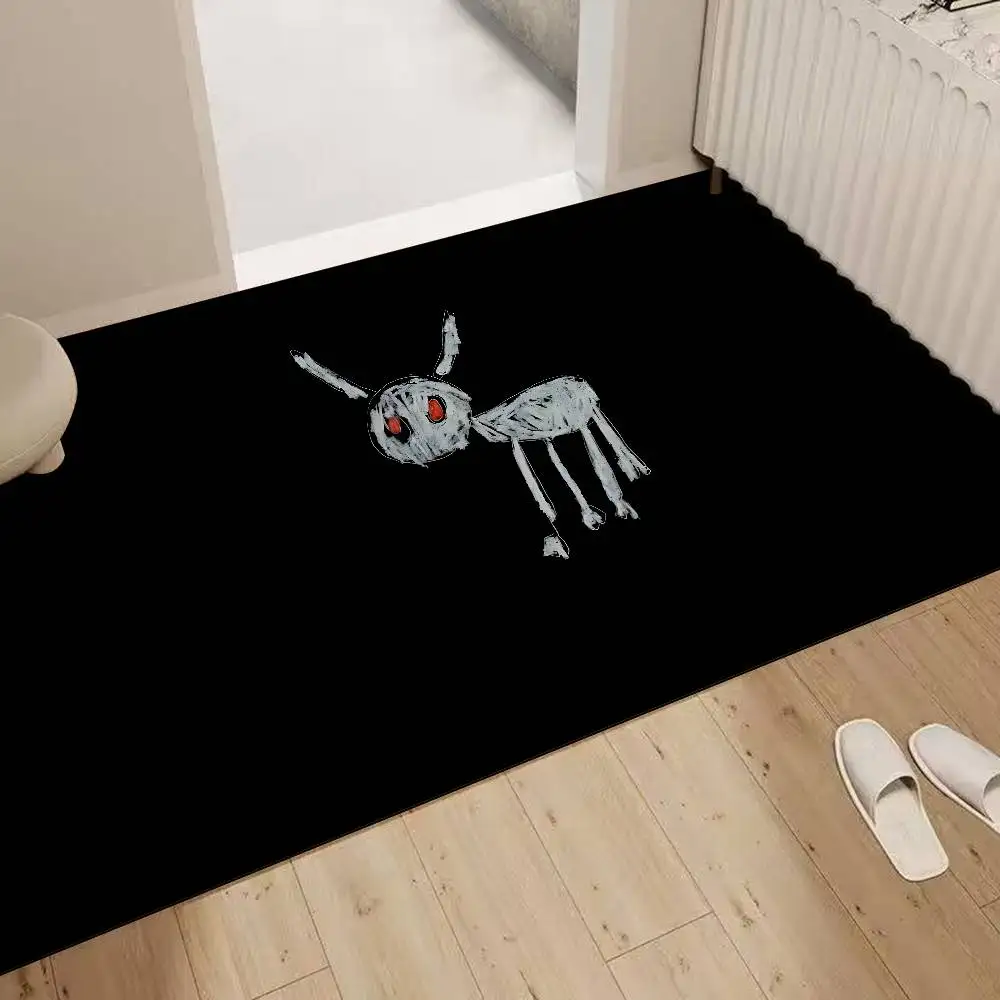 Rapper D-Drake For All The Dogs Room Mats Washable Non-Slip Living Room Sofa Chairs Area Mat Kitchen Alfombra