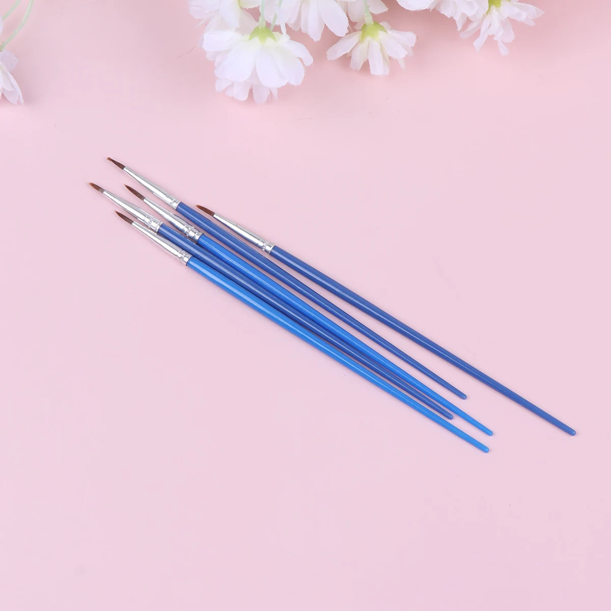 48 Pcs 's Paint Brush Nylon Hair Detail Fine Detailing Miniature Brushes