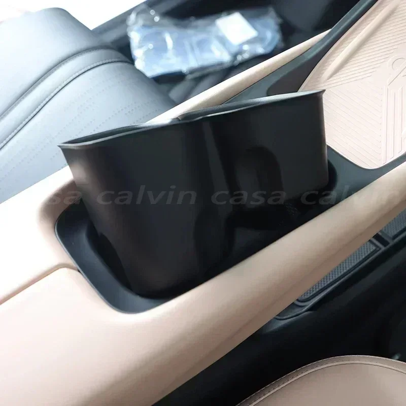 For BYD Seagull Car Water Cup Holder Storage Box Anti-slip Pad Fixed Beverage Holder Garbage Box Auto Interior Accessories