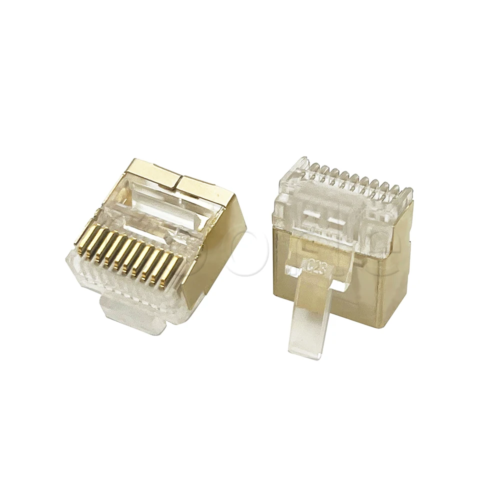 10-pecas-conector-de-rede-rj48-10p10c-macho-de-corpo-curto-blindado-10mm-banhado-a-ouro-30u-plug-modular
