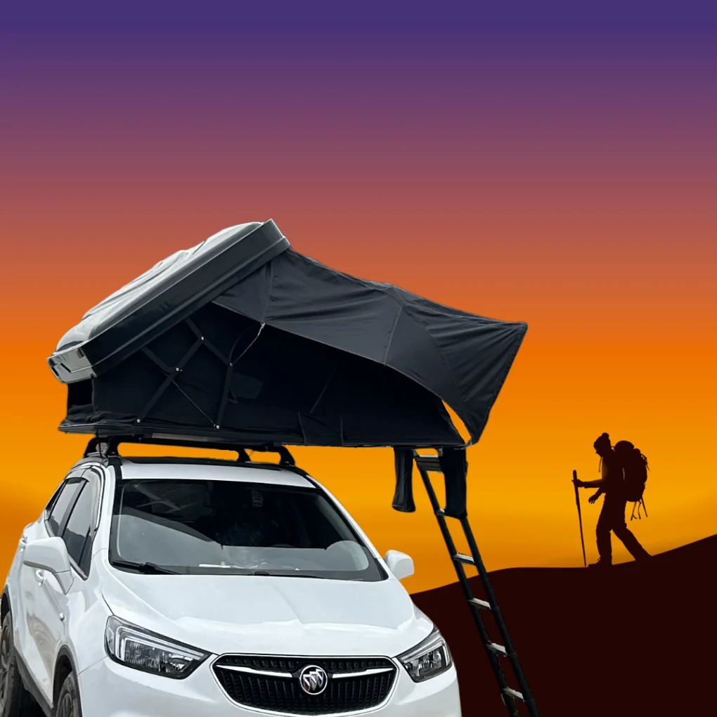 

Четырехсезонная водонепроницаемая палатка из АБС-пластика Hhell для внедорожника на крыше, 280 г, полиэстер, хлопчатобумажная ткань, вместимость одной спальни для улицы, индивидуальный заказ