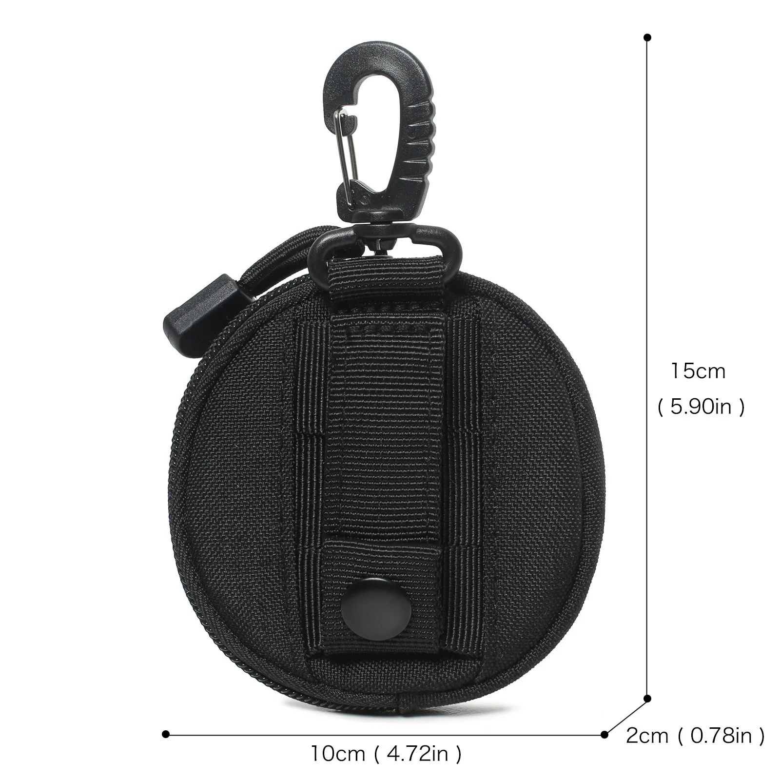 

Mini EDC Tool Pouch Keychain Zipper Holder Earphone Key Wallet Coin Purses Utility Outdoor Hiking Hunting Accessories Waist Bag