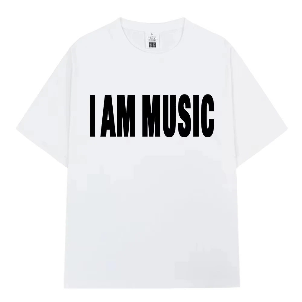 Rapper Playboi Carti Same Style I AM MUSIC Print T-shirts Men Women Fashion Hip Hop Opium T Shirts Cotton T Shirt Tops 2026